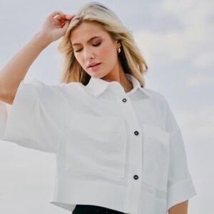 ALEEZA PARIS Diana Shirt in Ivory